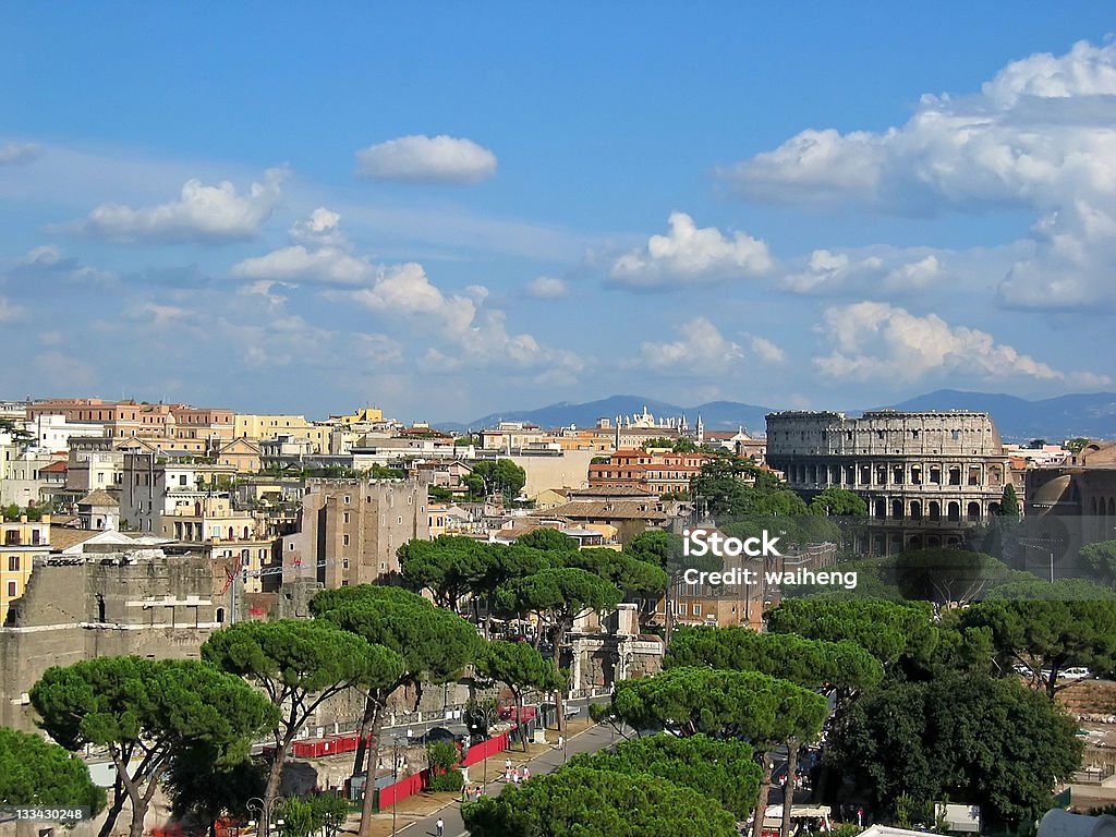 Città di Roma - Foto stock royalty-free di Albero