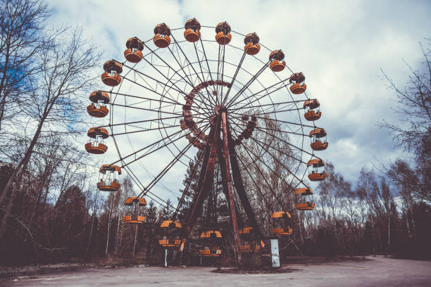 istock Old Ferris Wheel in the Chernobyl Exclusion Zone 1334304350