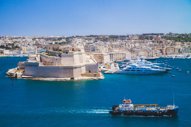 istock Fort St. Angelo seen in Valletta, Malta 1334304481