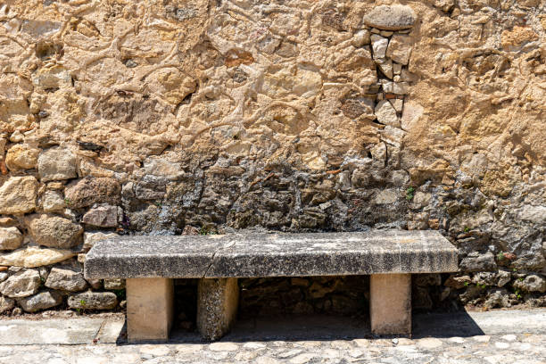 July 2021, Pedraza, Spain. A scene from an old city in Spain, a hot summer day.