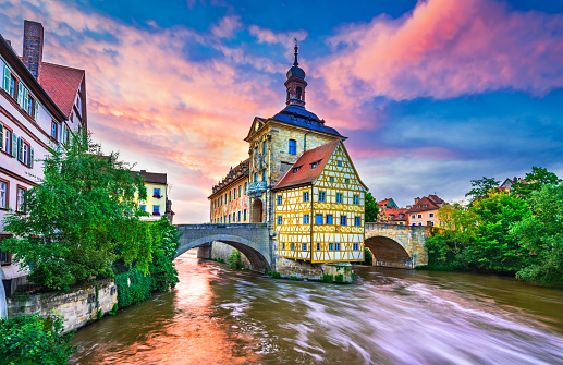 Bamberg, Germany - Medieval town in Franconia, Bavaria.