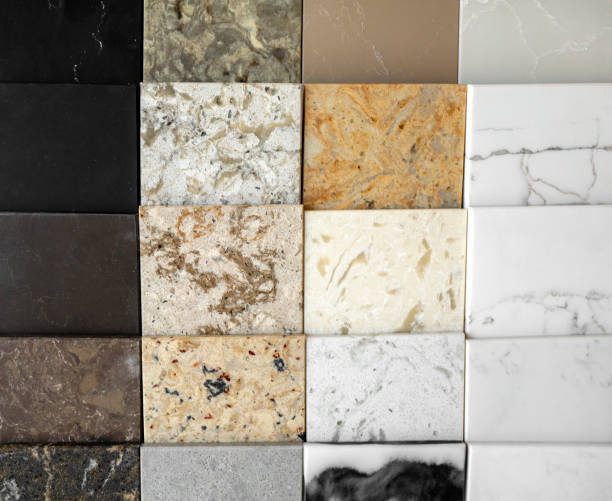 istock A sample of decorative artificial stone. Natural stone texture for kitchen countertops and floors. Finishing materials 1334340085