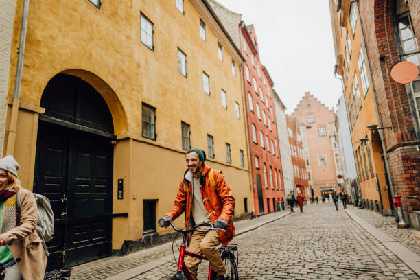 istock Couple enjoying the city ride 1334344551