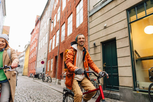 istock Couple enjoying the city ride 1334344557