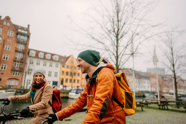 istock Couple enjoying the city ride 1334344701
