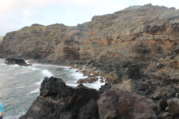 istock Rocky Cliffs at Heart Shaped Rock 1334350415