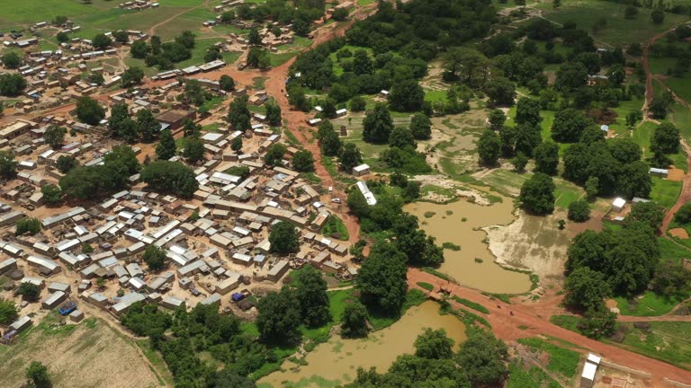 Africa Mali Village Aerial View 17