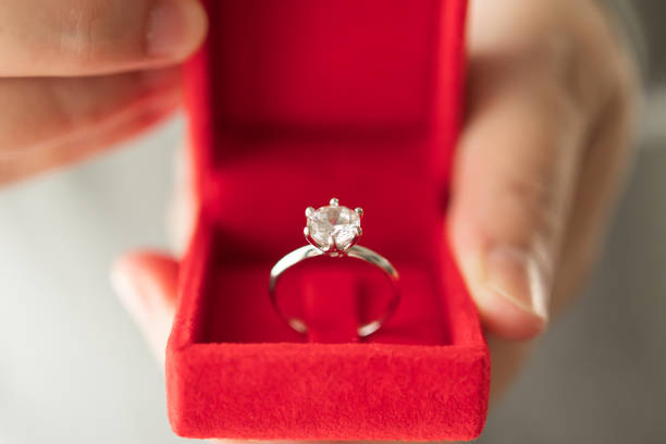 istock hands holding diamond ring in jewelry box 1334359382