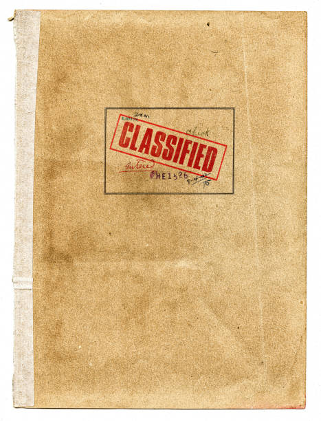istock Classified stamped information documents 1334380008