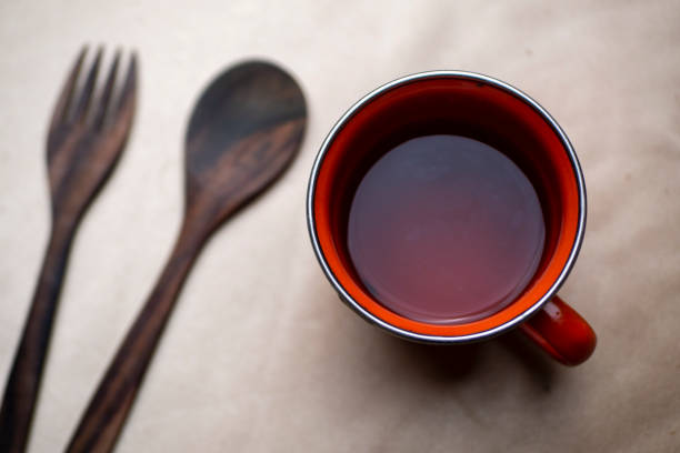istock A cup of tea and cutlery 1334381524