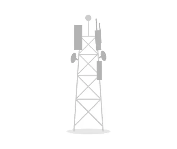 Vector illustration of design about tower icon illustration