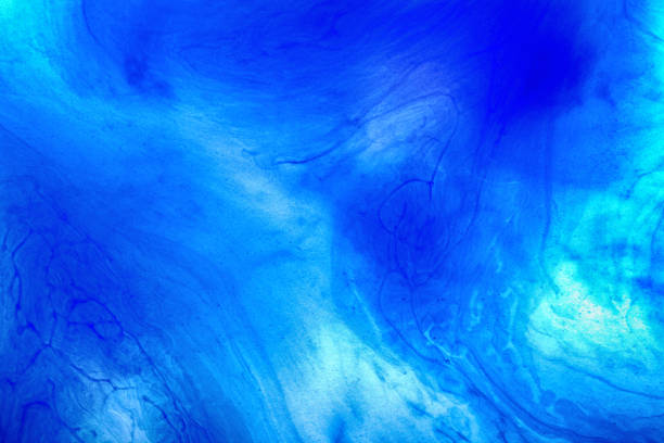 Swirl patten created when paint is mixed with water. Canon 5DMkii Lens EF100mm f/2.8L Macro IS USM ISO 400