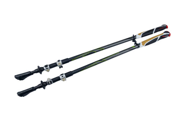 istock Nordic walking sticks isolated on white background 1334396694