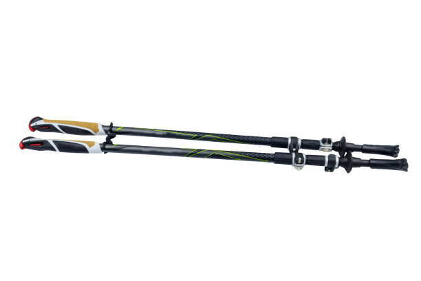 istock Nordic walking sticks isolated on white background 1334396717