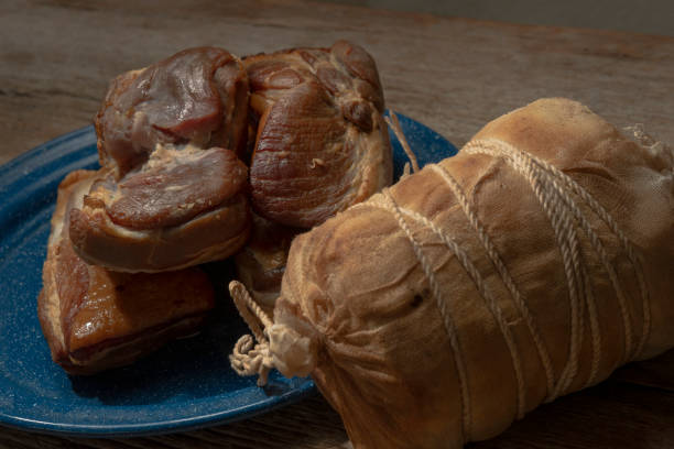 istock Homemade ham and bacon 1334397722