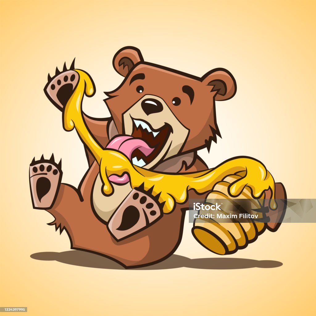 Ilustración de Osito De Peluche El Pequeño Oso Come Miel De La Colmena Ilustración De Dibujos Animados Impresión Pegatina Póster y más Vectores Libres de Derechos de Almohadillas - Pata de animal - Ilustración de Osito De Peluche El Pequeño Oso Come Miel De La Colmena Ilustración De Dibujos Animados Impresión Pegatina Póster y más Vectores Libres de Derechos de Almohadillas - Pata de animal -