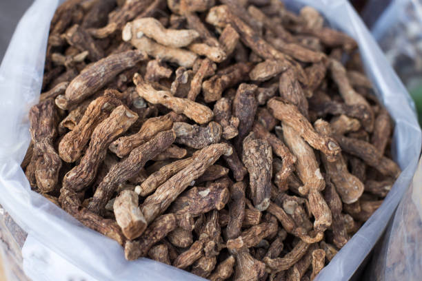 Solomon's seal root, oriental medicine. made in korea
