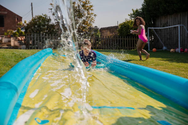istock Slip n Slide Backyard Fun 1334422223