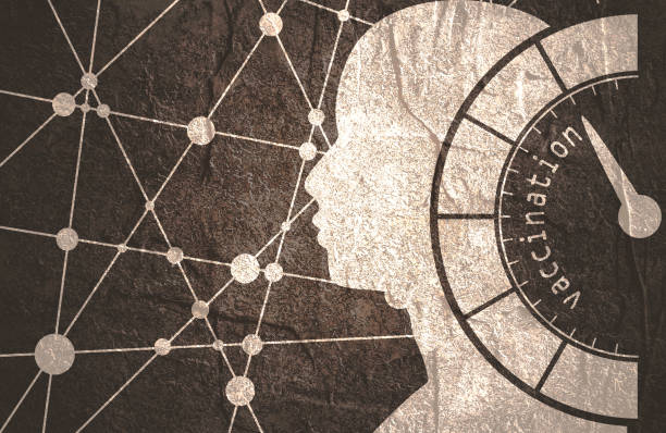 istock Medicine concept illustration. Head of man silhouette. 1334423428