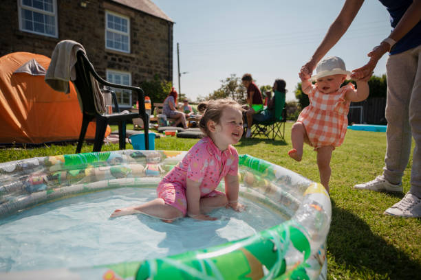 istock Enjoying the Paddling Pool on a Warm Day 1334425573