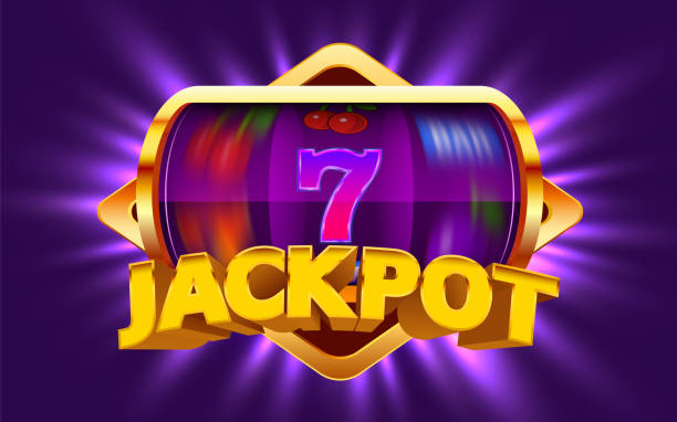 ilustrações de stock, clip art, desenhos animados e ícones de slot machine wins the jackpot. 777 big win concept. casino jackpot. - jackpot