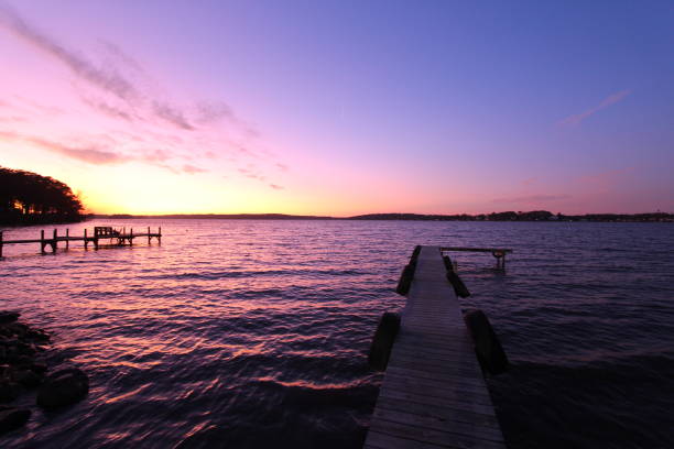 istock Sunset of the lake 1334430284