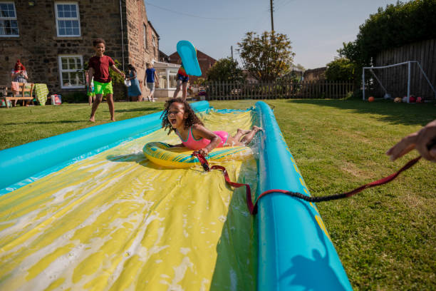 istock Homemade Water Park 1334431950