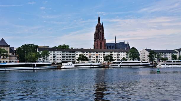 istock Frankfurt Cathedral (Dom) and the Main River, Frankfurt am Main, Germany. 1334434616