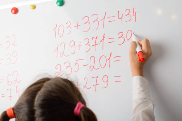 Education, learning math concept.