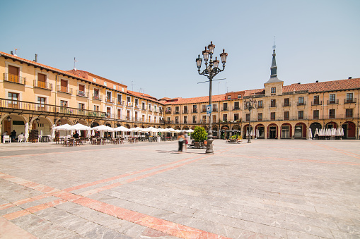 Plaza Mayor of León, Spain