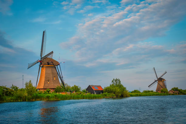 istock Windmills at Kinderdijk in Holland. Netherlands 1334447373