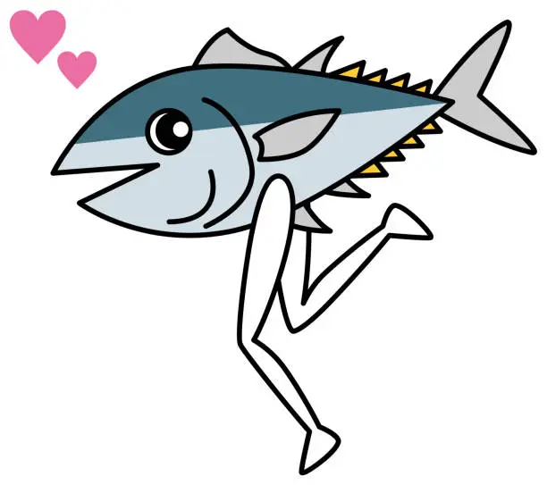 Vector illustration of Fish character (tuna, first, hamachi, bonito) illustration vector
Character of the fish(Pacific bluefin tuna, yellowtail, yellowtail, bonito) illustration vector