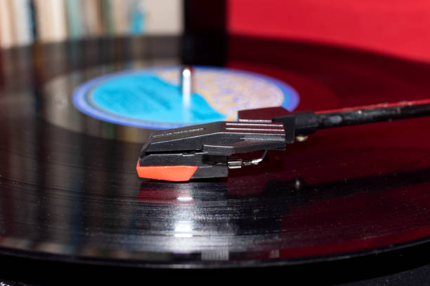 istock Close-up of the record and a record player 1334459980