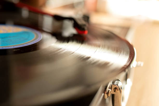 istock Close-up of the record and a record player 1334460012