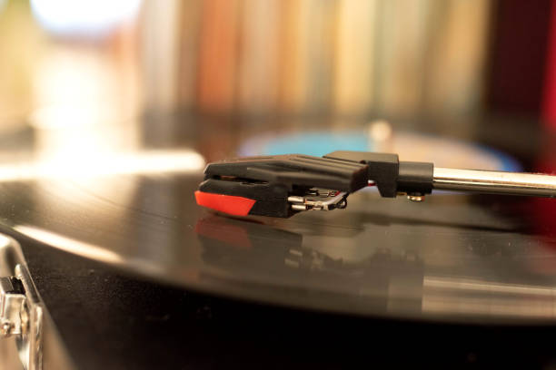 istock Close-up of the record and a record player 1334460025