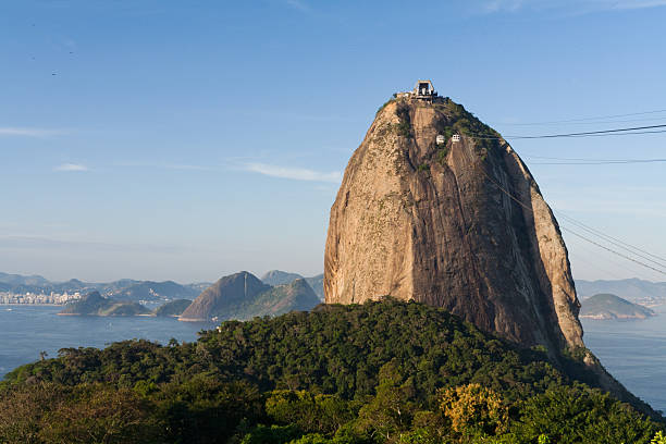 pão de açúcar e cable car - urca - fotografias e filmes do acervo