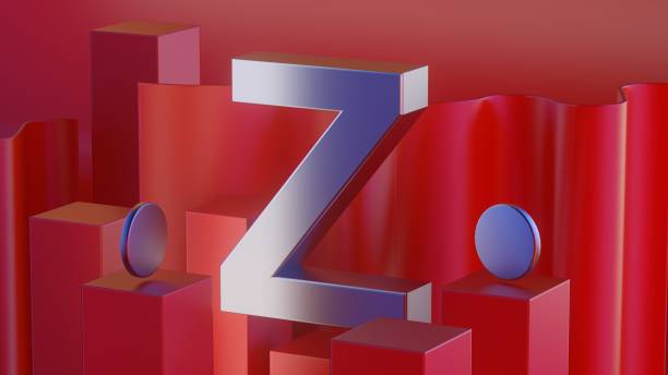 istock Metall alphabet word on red background illustration 3D rendering 1334466405