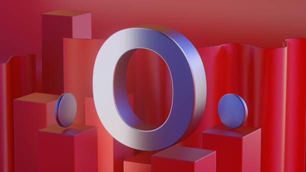 istock Metall alphabet word on red background illustration 3D rendering 1334466440
