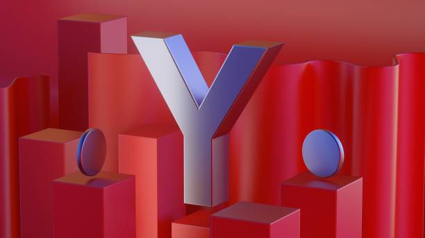 istock Metall alphabet word on red background illustration 3D rendering 1334466526