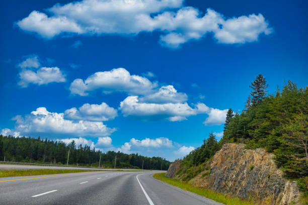 istock Lac-Saint-Jean Highway A-70. 1334467564