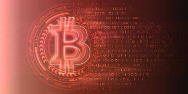 istock Bitcoin 3d render. Cryptocurrency / Bear market / drop of the price concept. 1334473149