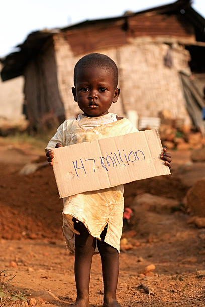 African Toddler with 147 Million Sign