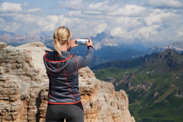 istock Selfie time in the Dolomites 1334478591