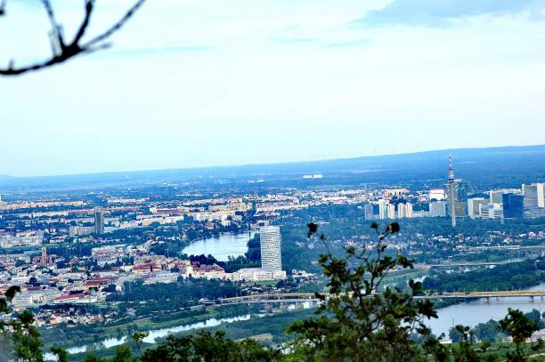 istock Austria, Vienna, view from Kahlenberg over Vienna, summer, evening, setting sun 1334480661