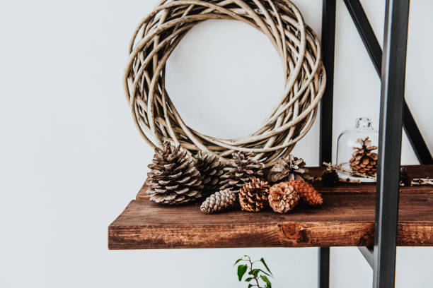 istock Cozy modern home with decor inspired by autumn 1334481836