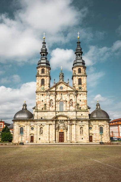 istock Cathedral square with cathedral in Fulda, Hessen 1334486153