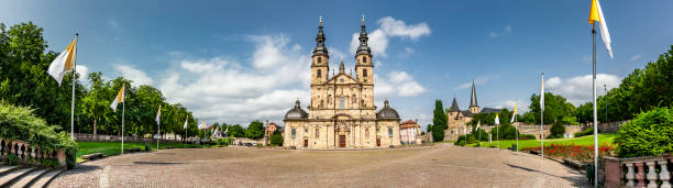istock Cathedral square with cathedral in Fulda, Hessen 1334486237