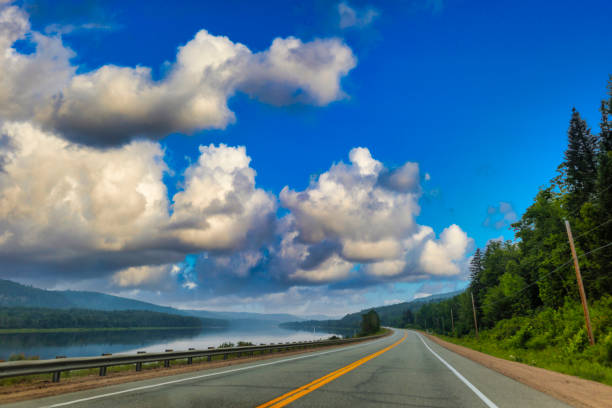 istock Road 155 between Shawinigan and La Tuque. 1334493228