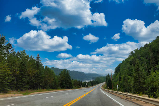 istock Road 155 between Shawinigan and La Tuque. 1334493229