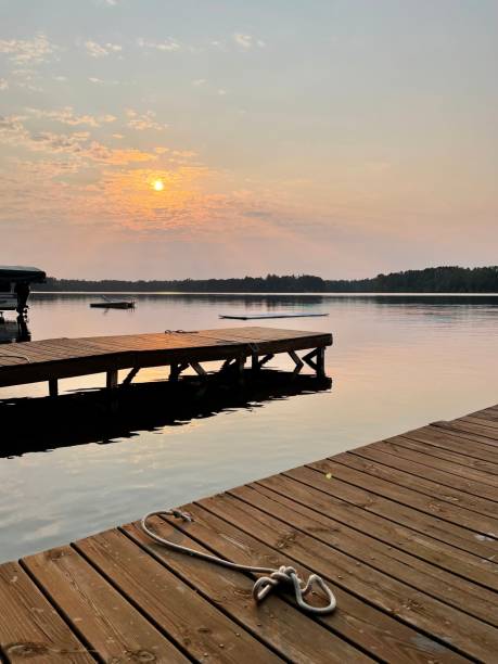 istock Morning sunrise at Rest Lake Wisconsin 1334495065